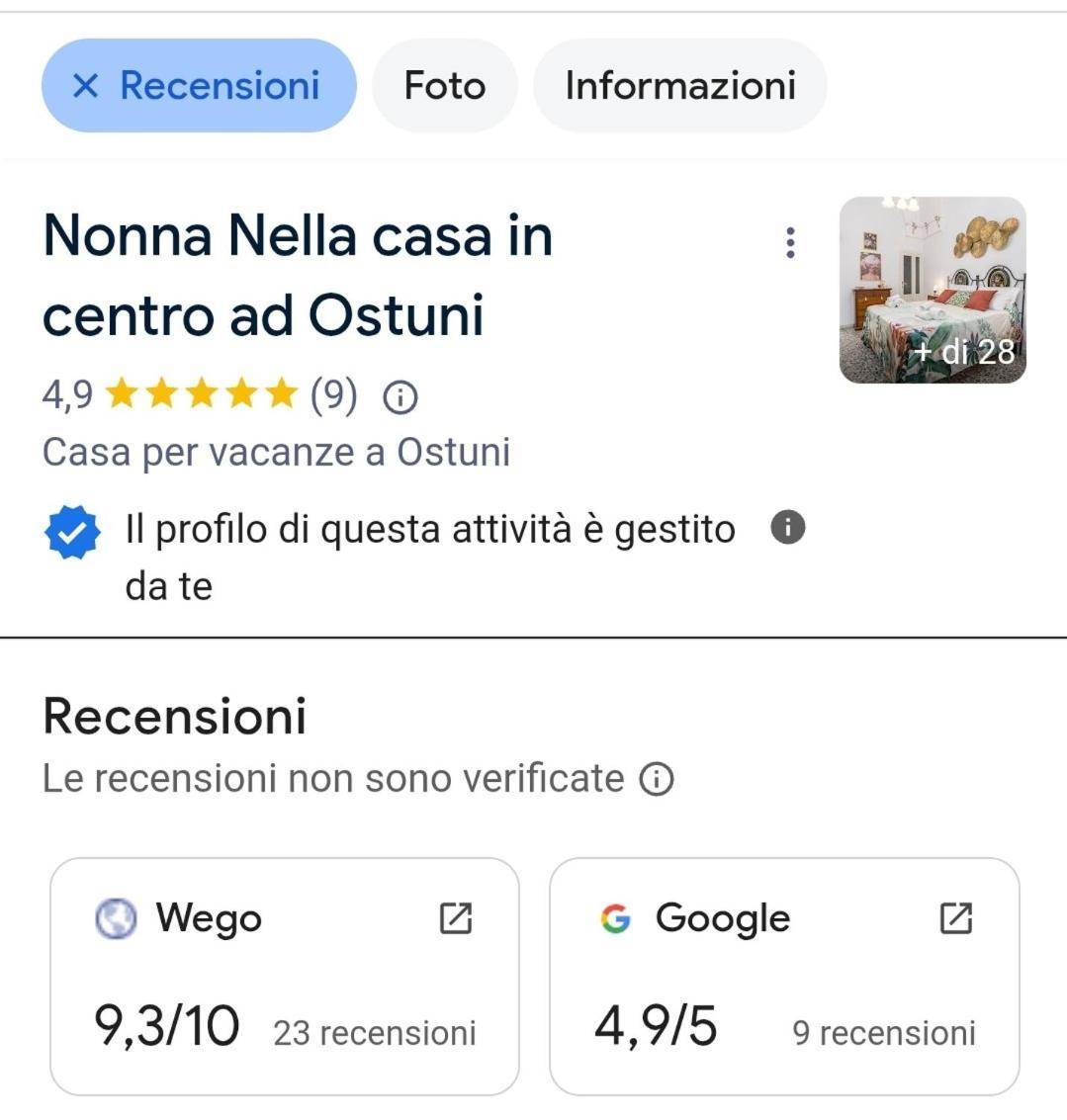 Nonna Nella Casa In Centro Lejlighed Ostuni Eksteriør billede